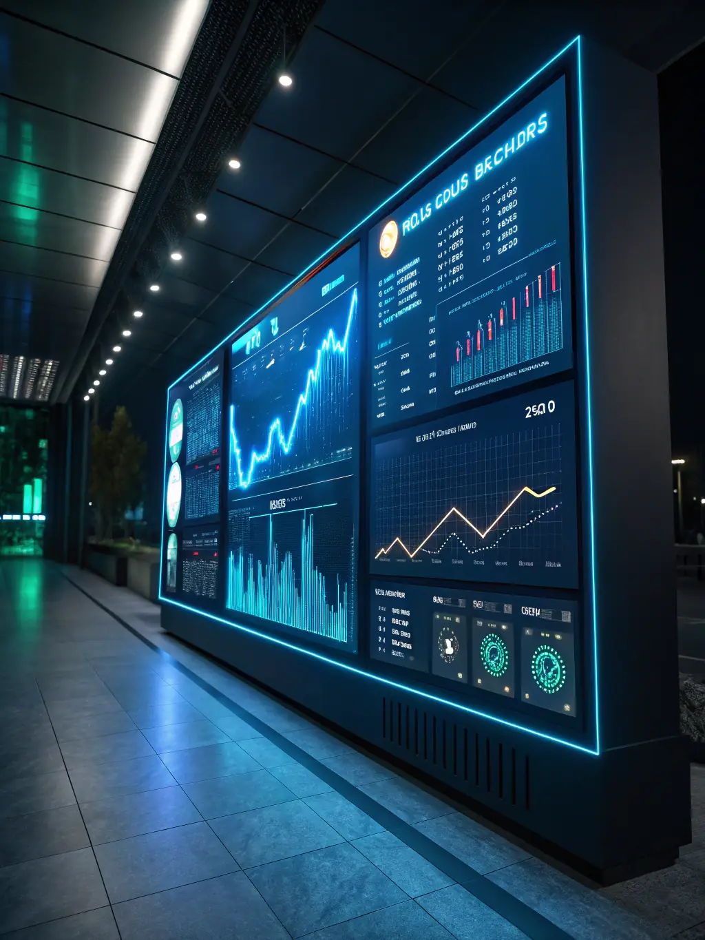 A stylized image representing data analysis and technological solutions, highlighting the use of technology to optimize foreign exchange operations.